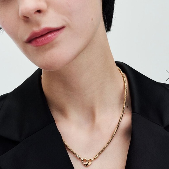 Pandora Gold Studded Chain Necklace - Picture 5 of 6